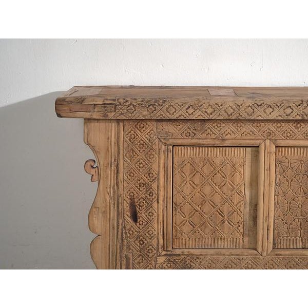 Antique Hand Carved Low Sideboard, 1850s For Sale - Image 15 of 18