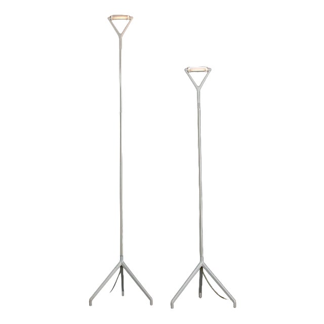 Lola D15 Floor Lamps attributed to Luceplan, Set of 2 For Sale