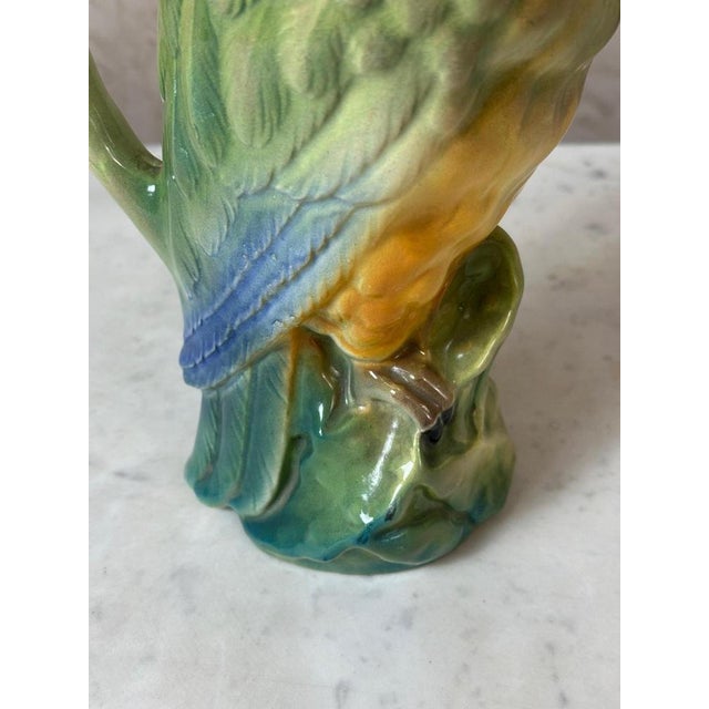 Vintage Earthenware Pitcher, 1920 For Sale - Image 4 of 12