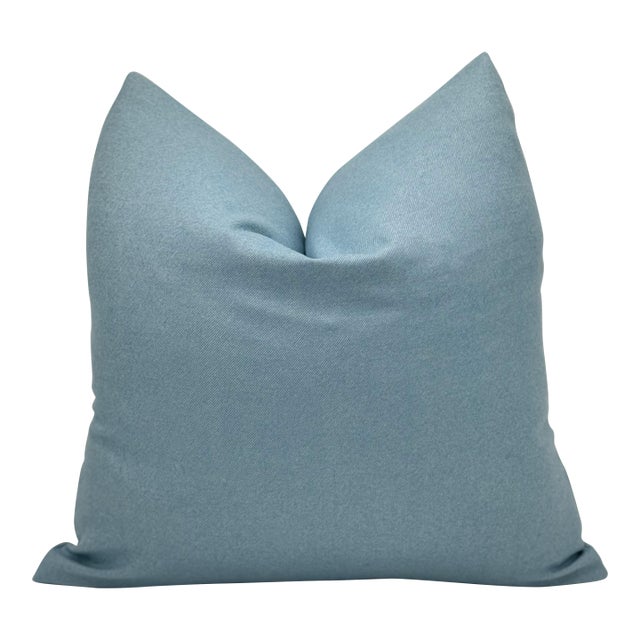 Chambray Decorative Throw Pillow Cover For Sale
