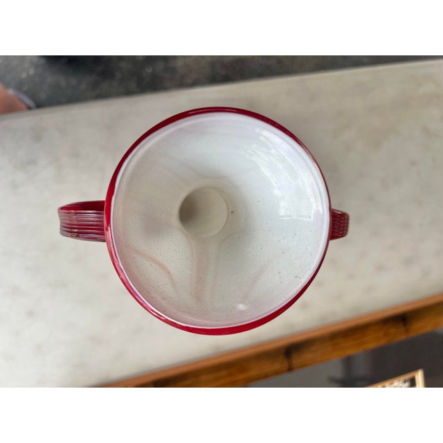 Vintage Murano Style Blown Glass Vase For Sale In West Palm - Image 6 of 8