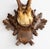 Cabin Antique Black Forest Roe Deer Antlers Hunting Trophy Mount For Sale - Image 3 of 7