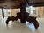 Circa 1860 French Louis XIII Hunting Style Carved Oak Extension Dining Table For Sale - Image 4 of 15