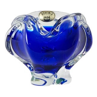 Vintage Bohemia Bowl, 1970s For Sale