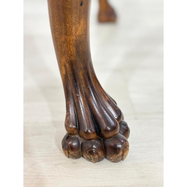 Wood Vintage Art Nouveau Dining Table, 1920 For Sale - Image 7 of 10