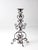 Mid 20th Century Vintage Scrollwork Iron Candle Stand For Sale - Image 5 of 17