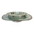 Mid 20th Century Sheets-Rockford Silver Plate Pedestal Flower Bowl With Gadrooned Border 11.5” Centerpiece For Sale
