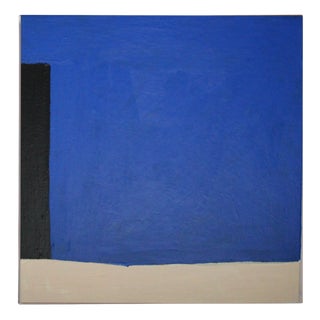 Bodasca, Abstract Trio in Cobalt Blue, 2025, Acrylic on Canvas For Sale