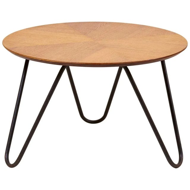 Coffee Table by Jacques Hitier for Tubauto, France, 1950s For Sale - Image 12 of 12