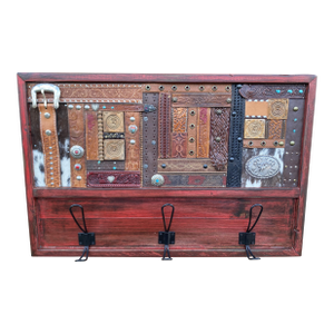 "Western Inspired Hat & Coat Rack" ~Angela Camarillo, the Rustic Frame Captures the Beauty and Spirit of the West.
