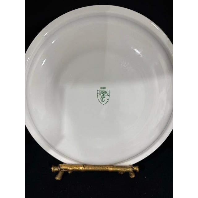 17th Century Set of 6 Salins France Quiche Lorraine 9 1/4” Plate Nancy Metz Toul Epinal (#Pa) For Sale In Philadelphia - Image 6 of 18