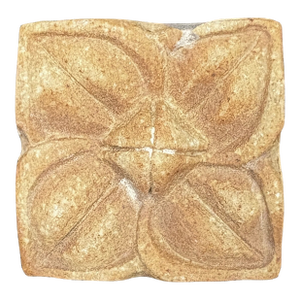 Gothic Rose Burnt Umber Natural Decorative Ceramic Tile