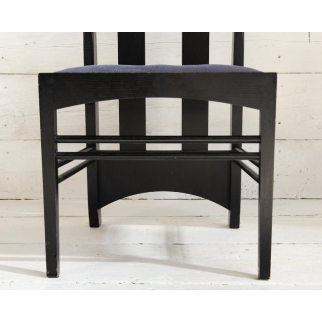 Wood Argyle Chair by C.R. Mackintosh for Cassina, 1970s For Sale - Image 7 of 15