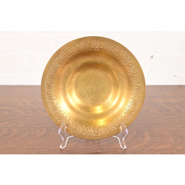 Tiffany Studios New York Bronze Doré Plate or Shallow Bowl For Sale - Image 10 of 10