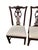 Ethan Allen 1980s 2 Ethan Allen Georgian Court Dining Room Chairs Chippendale Sheild Back For Sale - Image 4 of 13