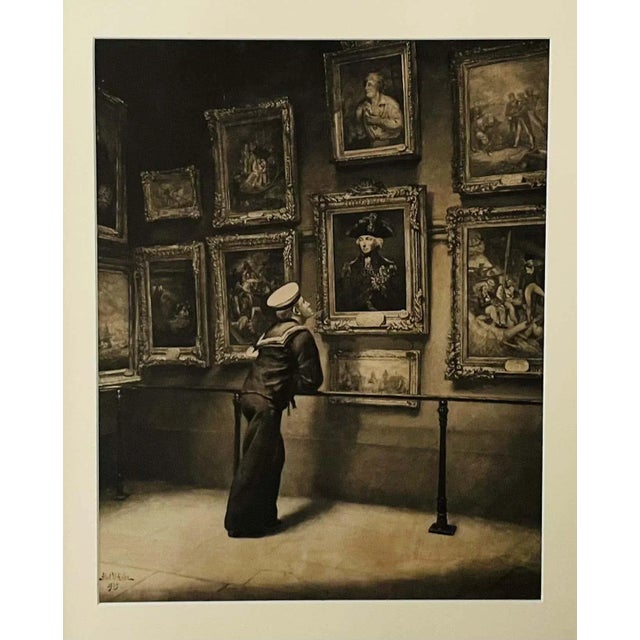 One hundred years ago 1805-1905 original print signed and dated 1905 by Albert w holden (British, 1848-1932) features a...