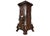 Antique French Art Nouveau Brown Majolica and Enameled Cast Iron Fireplace Tower Stove with Floral Reliefs, 1920s For Sale - Image 14 of 14