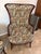 Victorian Pair of Vintage Victorian-Style Floral Wingback Chairs For Sale - Image 3 of 9