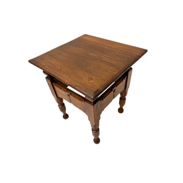 Aesthetic Movement Side Table by C. Fischer Amsterdam, 1900s For Sale - Image 3 of 11