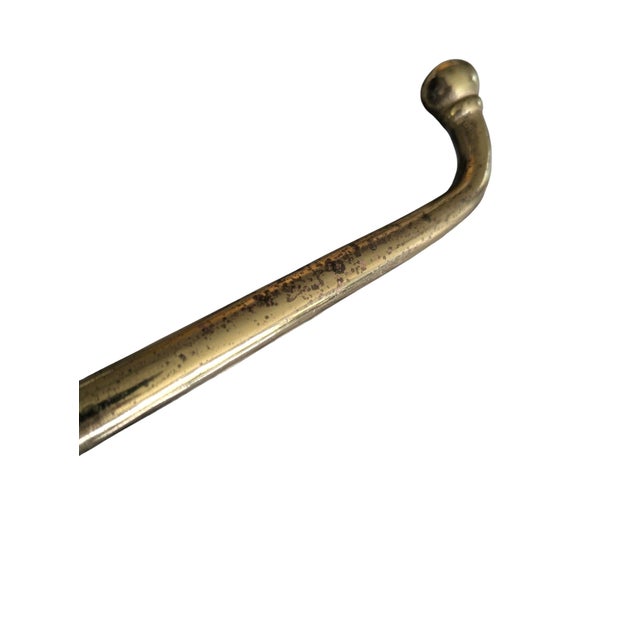 Large Scale Solid Brass Equestrian Horse Tack Hooks- A Pair For Sale - Image 10 of 18