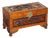Antique Chinese Hand Carved Camphor Wood Travelling Trunk, 1900s For Sale