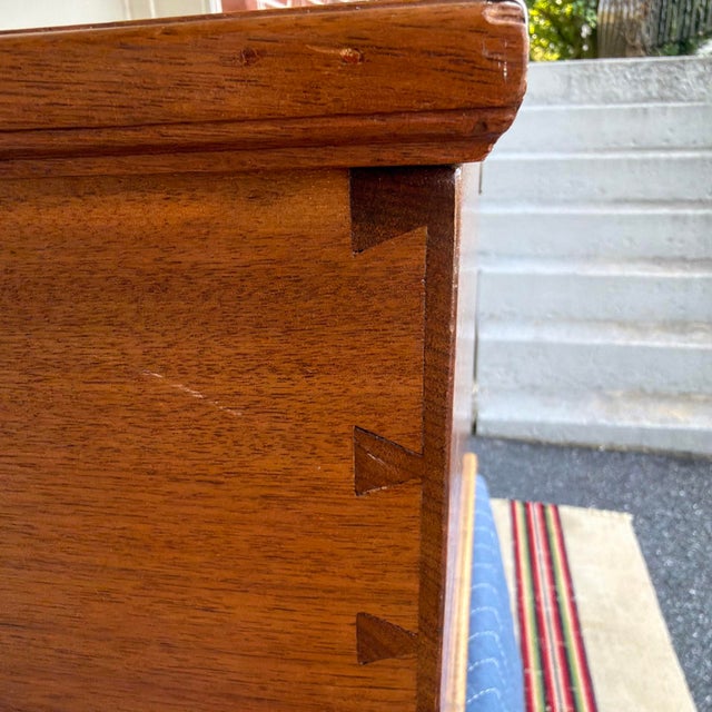 Mid 19th Century Antique Walnut Dovetailed Document or Storage Box, Pennsylvania, Circa 1850s For Sale - Image 5 of 18