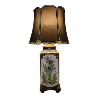 Antique Chinese Porcelain Table Lamp For Sale
