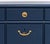 Drexel Professionally Refinished 1970s Drexel Accolade Campaign Buffet / Sideboard — Custom Navy Blue For Sale - Image 4 of 11