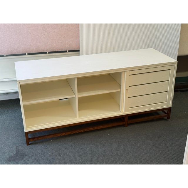 Crate & Barrel Crate & Barrel Clapboard Media Console, White For Sale - Image 4 of 12