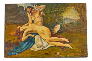 E. Luppi, Jupiter and Antiope, 2000s, Oil on Panel