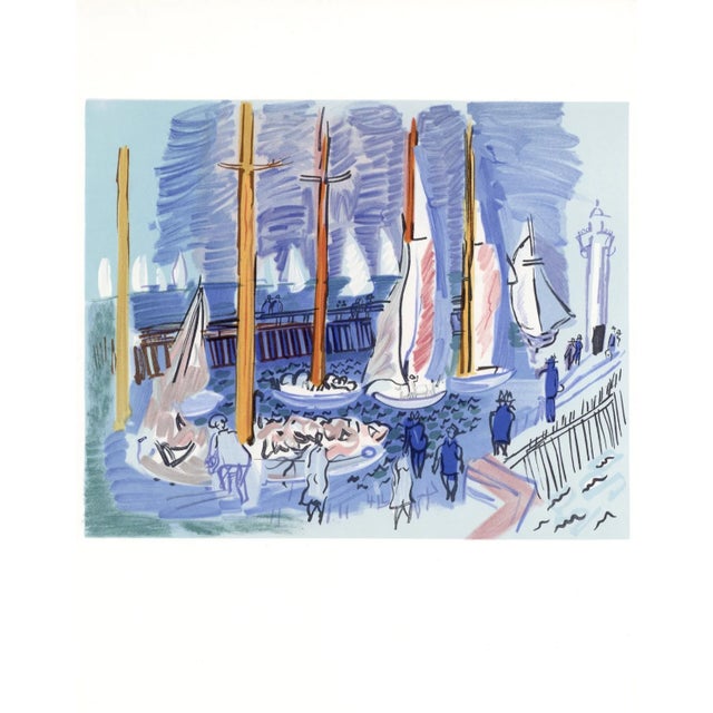 Title: Regates Artist: Raoul Dufy Country: France Medium: Lithograph 10 Marks: Not Signed, not numbered Paper size: 12 X...