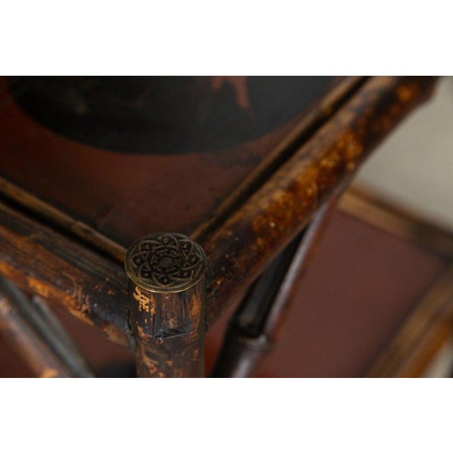 English Bamboo Etagere, 1870s For Sale - Image 13 of 17