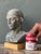 Vintage Classical Greek Style Plaster Bust For Sale - Image 9 of 12