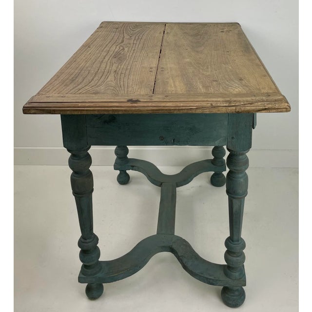 Wood 18th Century Painted Side Table For Sale - Image 7 of 10