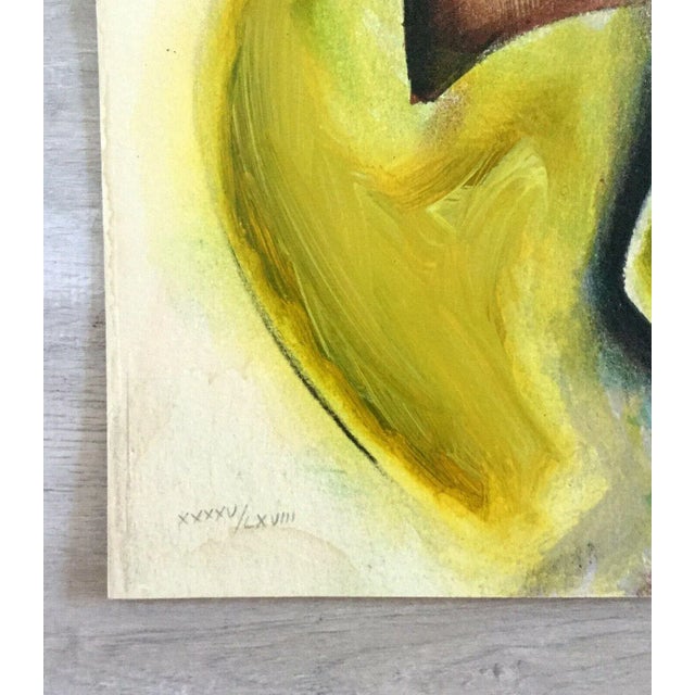 Contemporary Contemporary Modernist Unframed Dreams Catching Alexandra Nechita Signed Litho For Sale - Image 3 of 4