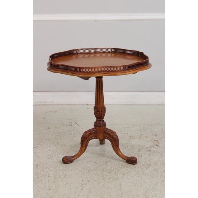 Age: Approx: 20 Years Old Details: Satinwood Mahogany Finish Fine Carved Details High Quality Construction Georgian Style...