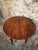 Vintage French Walnut Round Table with Drawer, 1920s For Sale - Image 14 of 16