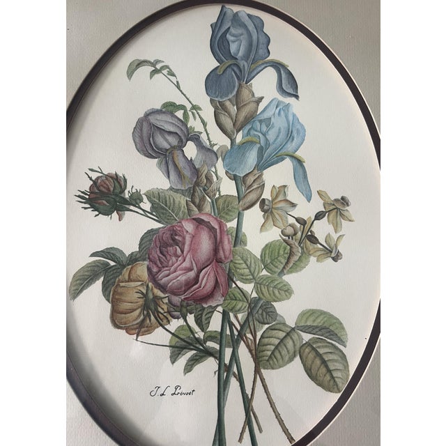 From Paris, France artist JL Prevost, Collection Des Fleurs Et Des Fruits. This pretty piece of artwork will add a splash...