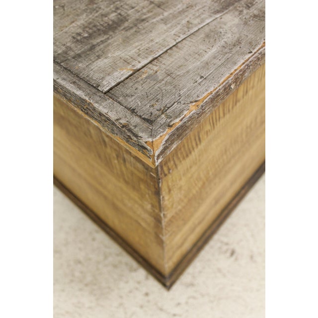 Brown Antique American Paint Decorated Blanket Chest For Sale - Image 8 of 13