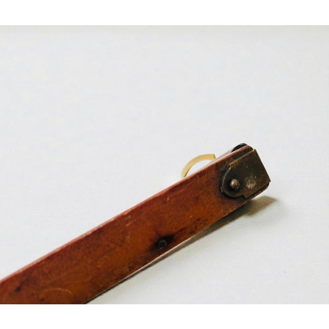 Antique Edwardian Hand-Carved Wooden Serving Tray with Brass Handles, England, 1890s For Sale - Image 11 of 15