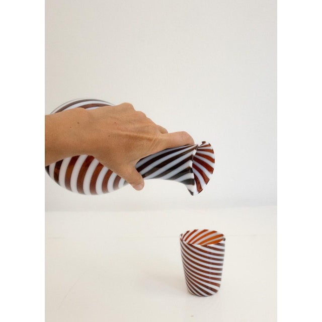 Medium Drinking Glasses in Murano Glasses by Maryana Iskra for Ribes the Art of Glass, Set of 7 For Sale - Image 13 of 18