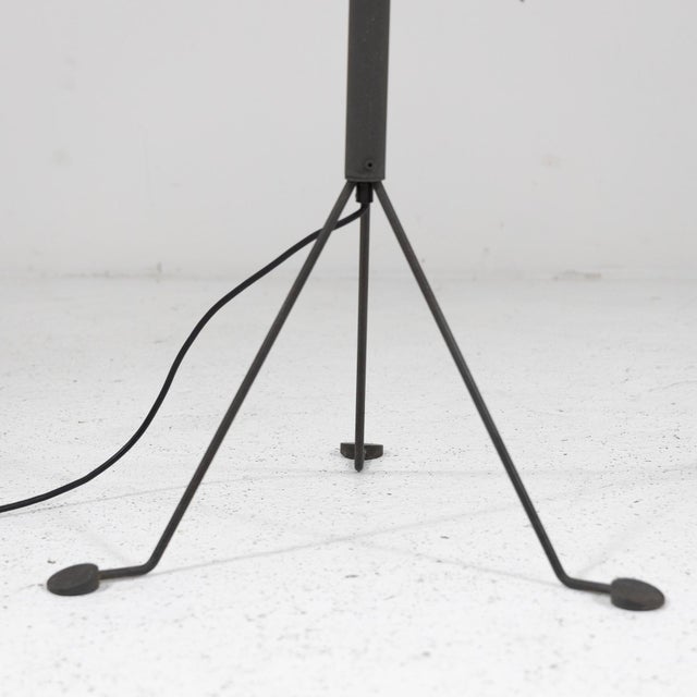Metal Floor Lamp in Glass and Metal from Veart, 1980s For Sale - Image 7 of 9