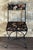 New Pair of Chairs in Wrought Iron with Silinog Fabric by Etro in Back and Seat For Sale - Image 17 of 18