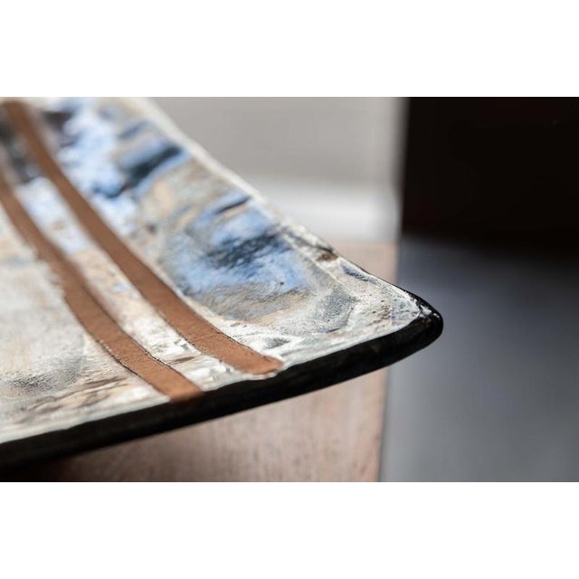 Vintage Ceramic Plate, 1980s For Sale - Image 3 of 5