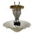 Vintage Semi-Flush Ceiling Fixture For Sale