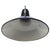 Industrial Vintage Industrial French Black Dark Blue Enamel Pendant Lamp For Sale - Image 3 of 5