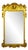 French Carved and Gilded Wood Wall Mirror with Cherub & Acanthus Design For Sale