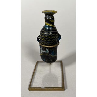 Amphorisk in Phoenician glass 2nd-1st Century BC For Sale