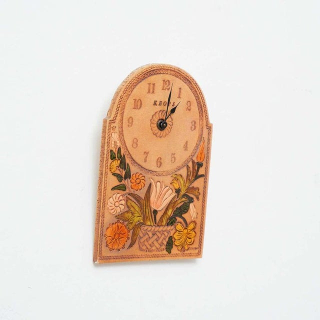 Roger Capron wall mounted ceramic clock, circa 1960. By Roger Capron, signed. (France). In original condition with minor...