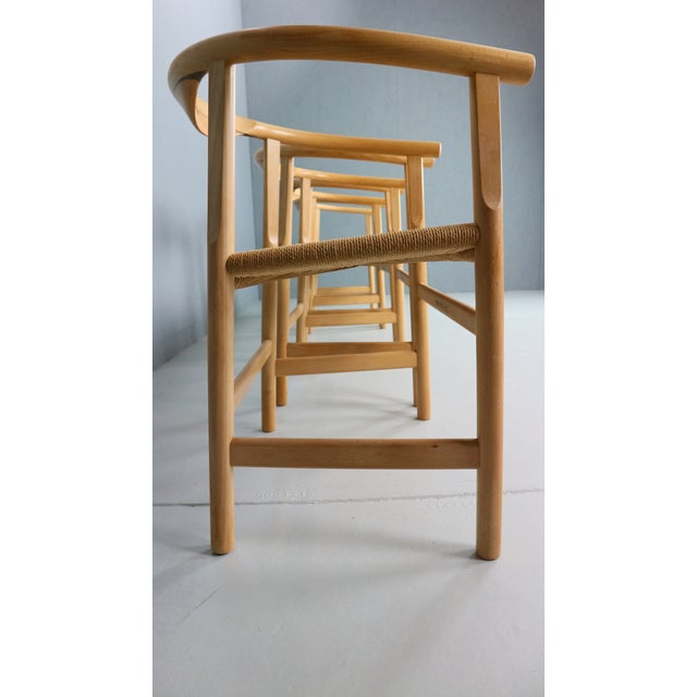 Vintage PP201 First Chairs by Hans J Wegner for PP Furniture, Denmark, 1980s, Set of 4 For Sale - Image 13 of 18